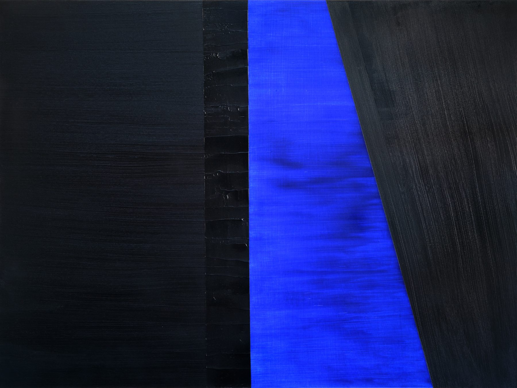 Blue Night, painting by Habib Khoury