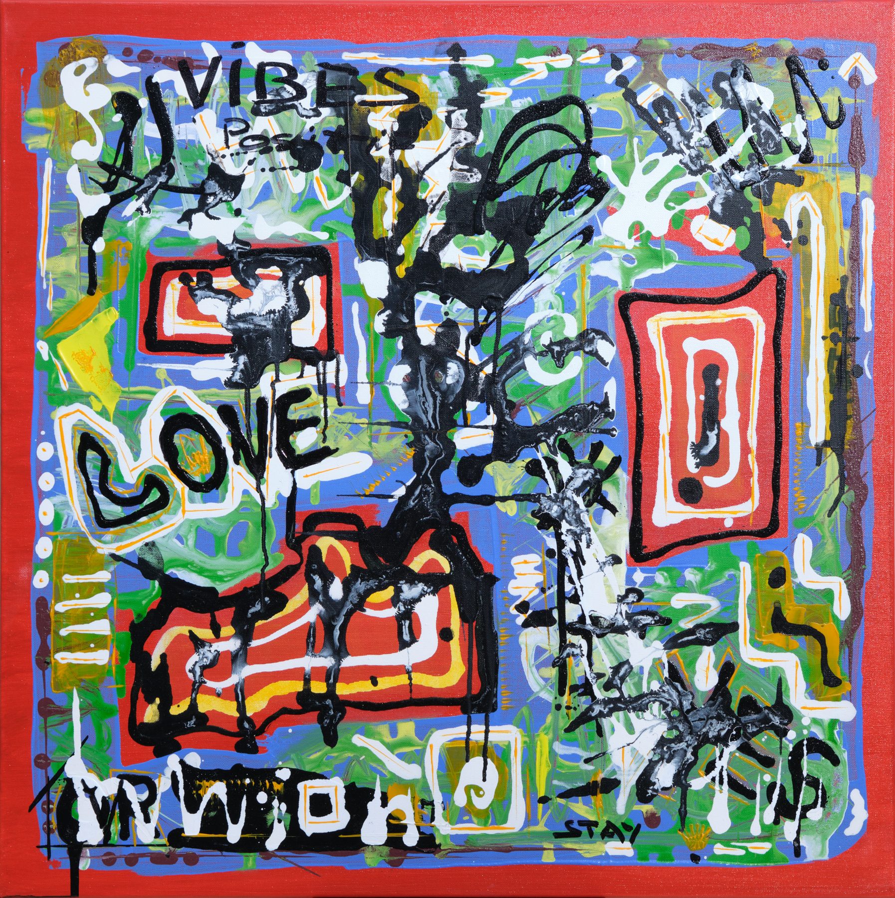 Love, painting by Habib Khoury