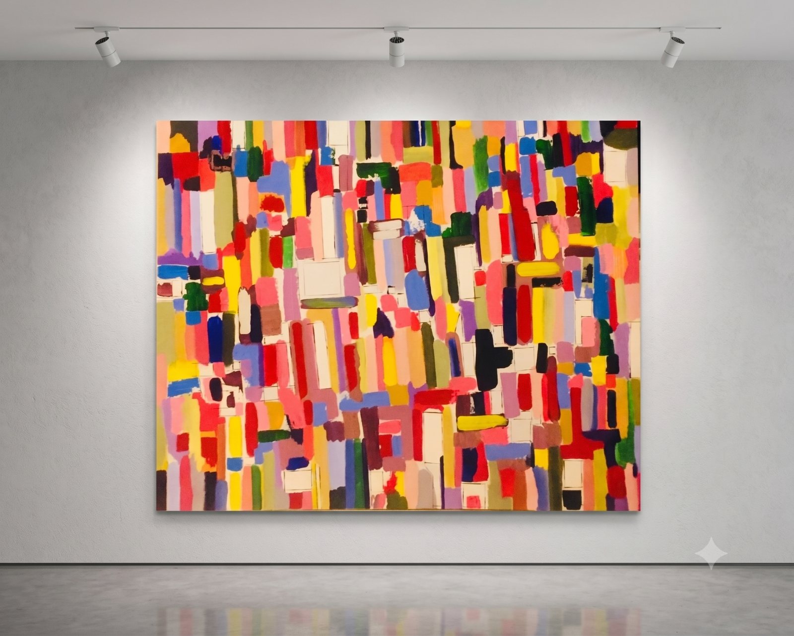 Colorful dans une pièce (simulation numérique)