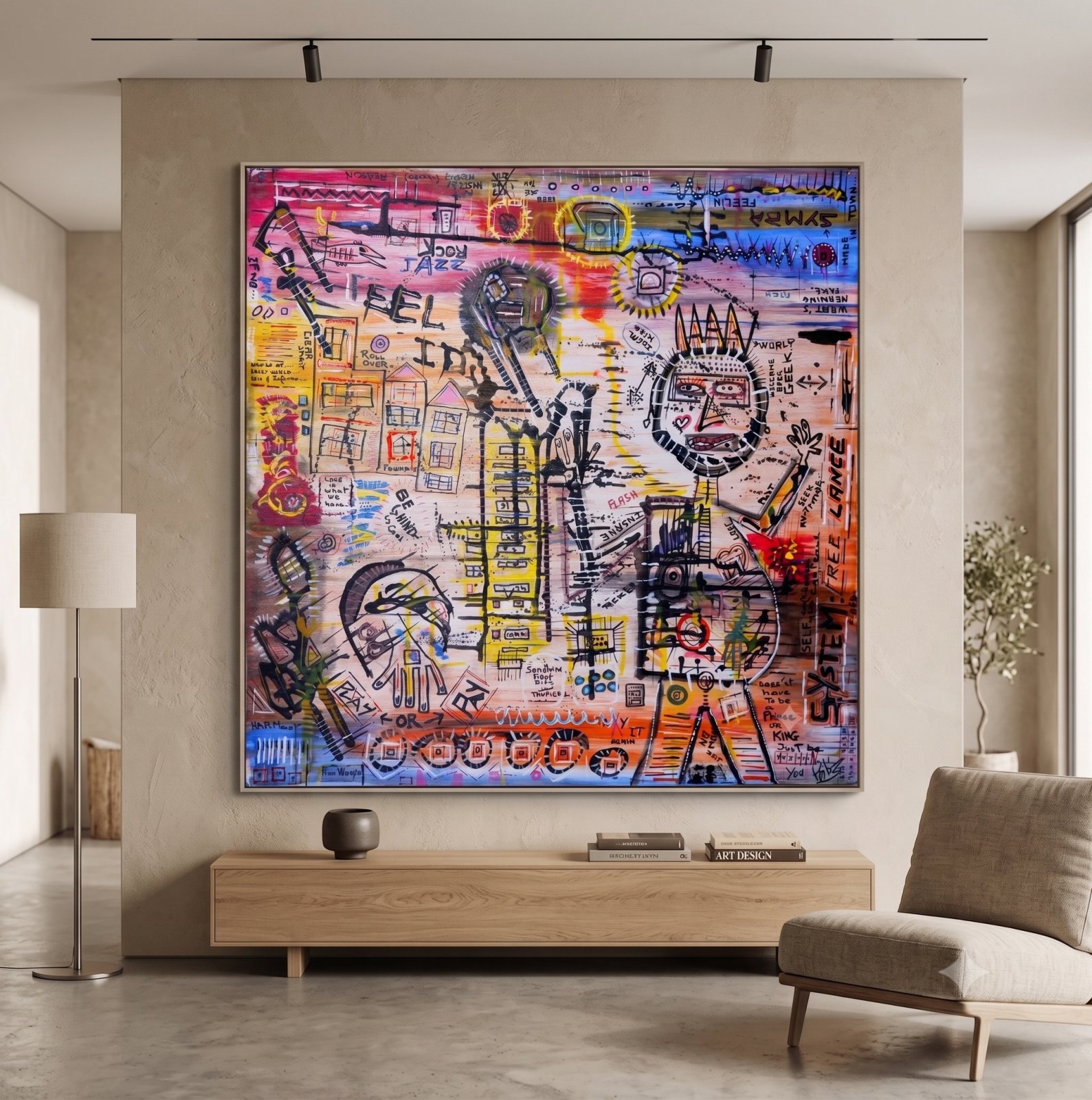 King of the Block shown in a room (digital mock-up)