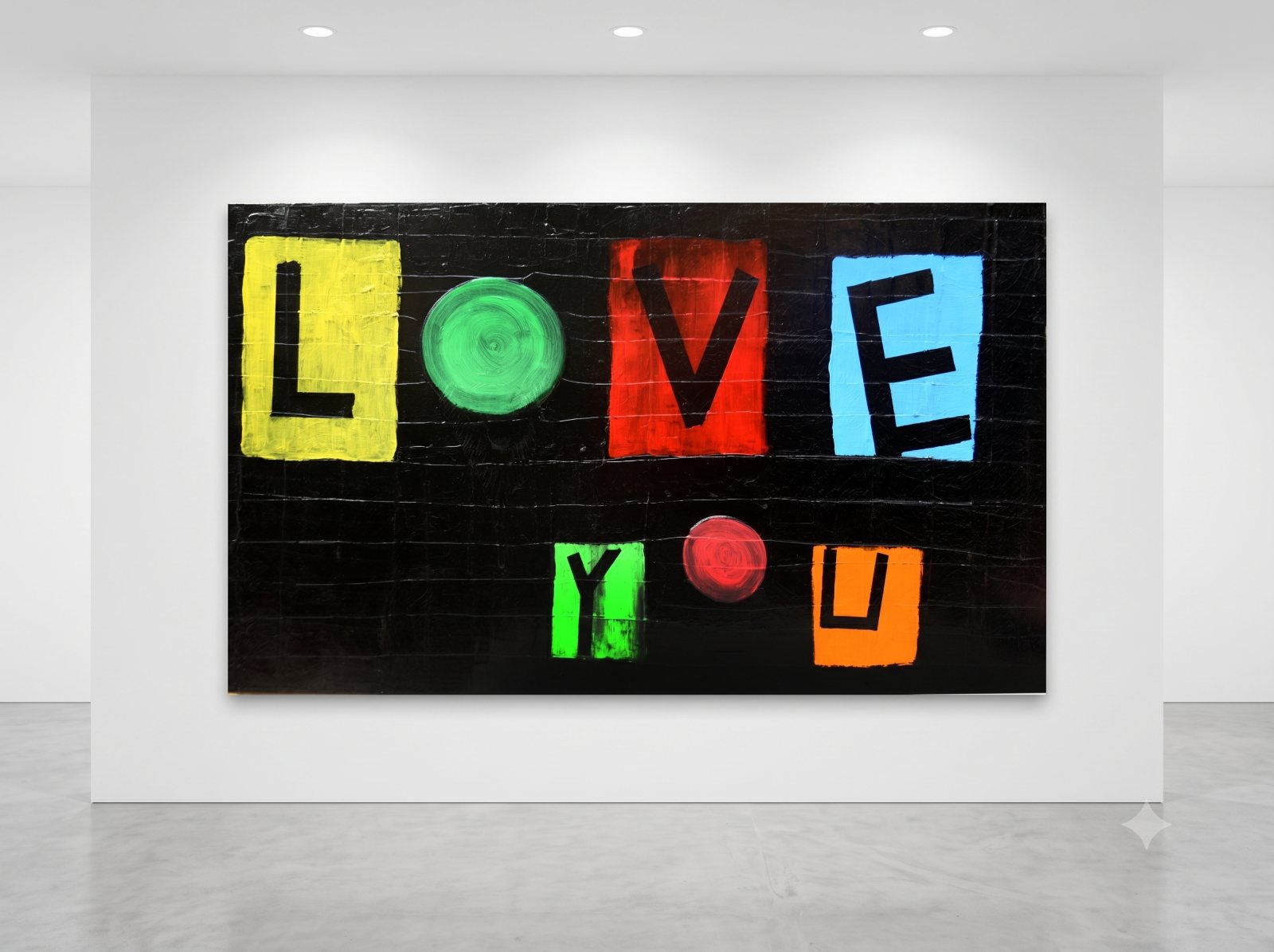 Love You shown in a room (digital mock-up)