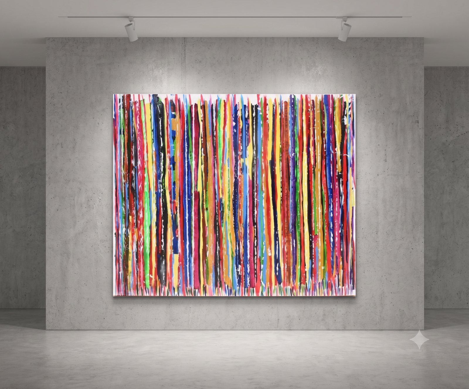 Pencils shown in a room (digital mock-up)