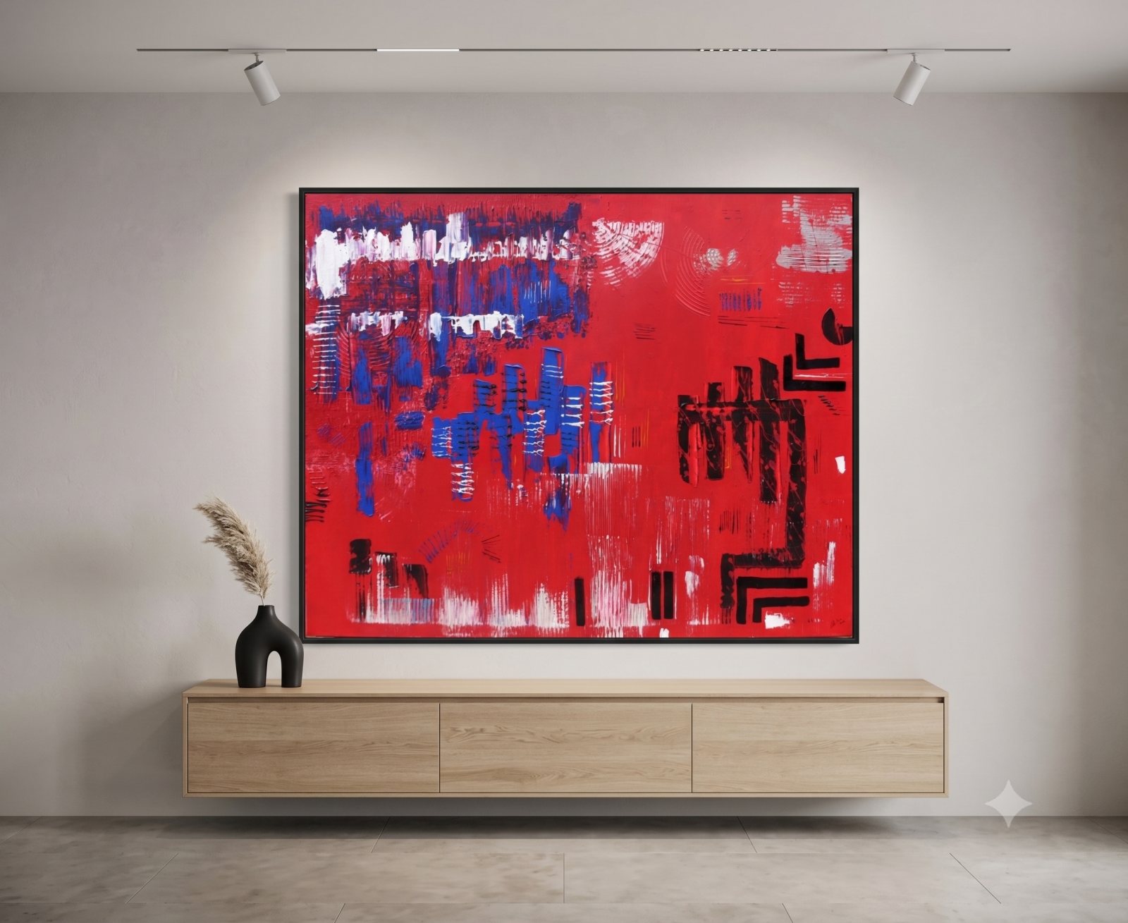 Red Watt shown in a room (digital mock-up)