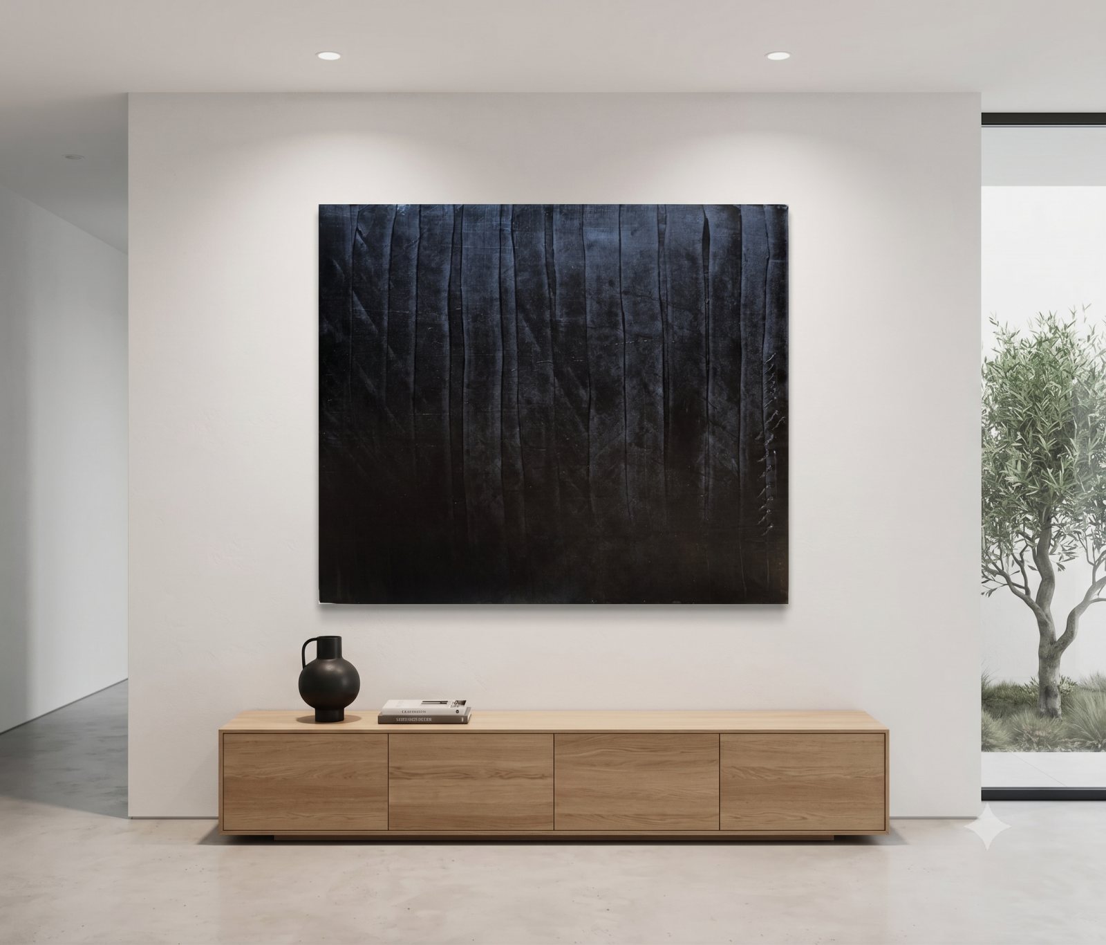 Starless Night shown in a room (digital mock-up)