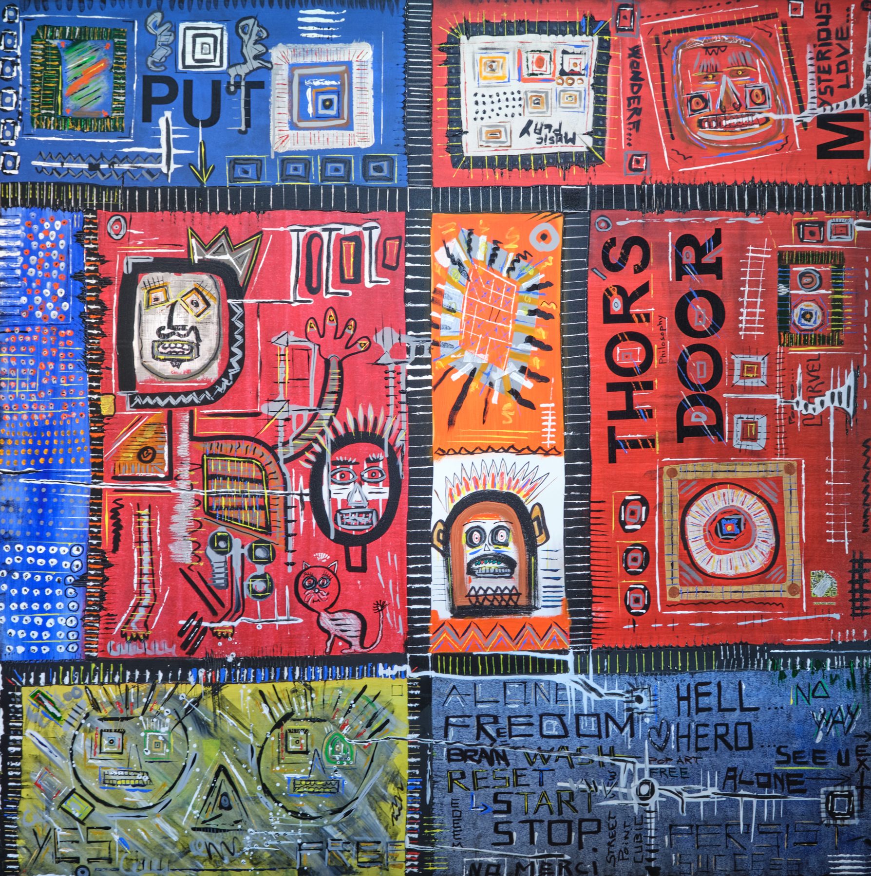 Thor's Door, painting by Habib Khoury